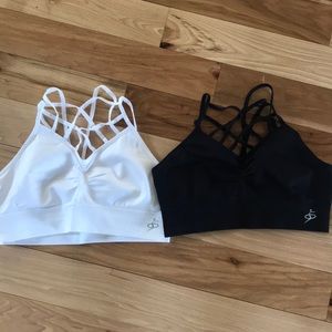 Two Strappy Bralettes